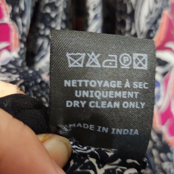 Isabel Etoile Marant Silk Yandra Floral Mock Neck Midi Dress Sz 38/ 6US Classic - Picture 14 of 15